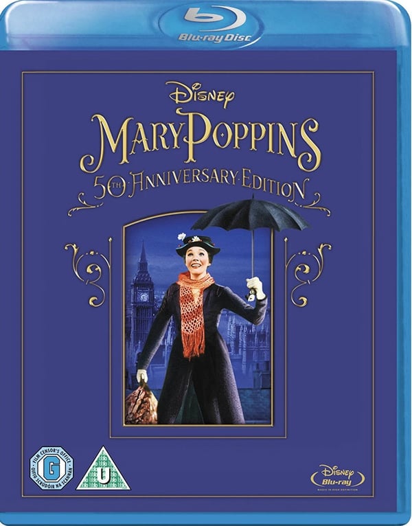 Mary Poppins (Bluray) Glynis Johns Ed Wynn Arthur Treacher Elsa Lanchester Brand New
