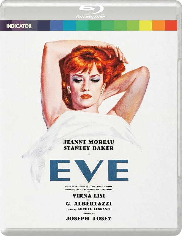 Eve (Bluray) Giorgio Albertazzi Jeanne Moreau Lisa Gastoni Riccardo Garrone Brand New