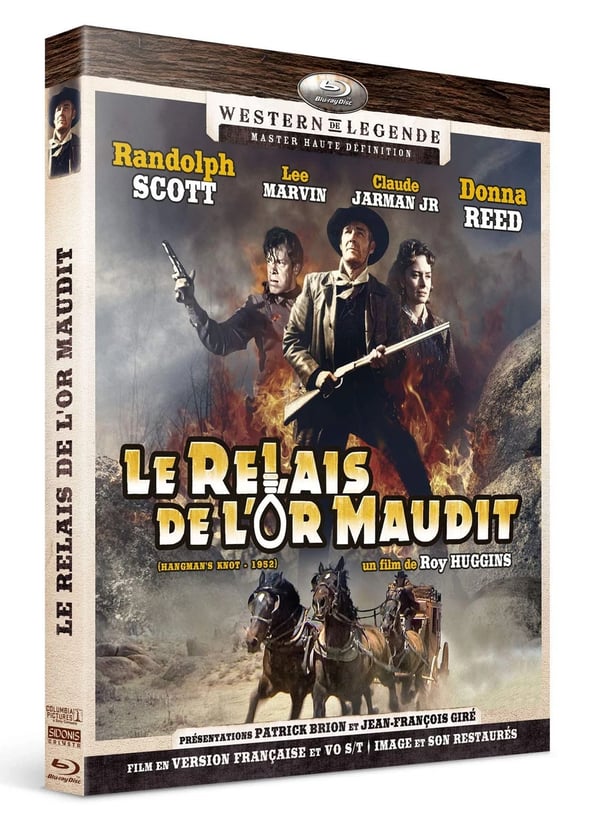 Le relais de l'or maudit (Bluray) Donna Reed Randolph Scott Roy Huggins Brand New