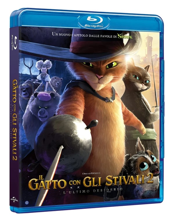 IL GATTO CON GLI STIVALI 2 L'ULTIMO DESIDERIO (BS) (Bluray) Antonio Banderas Brand New IL GATTO CON GLI STIVALI 2 L'ULTIMO DESIDERIO (BS) (Bluray) Antonio Banderas Brand New