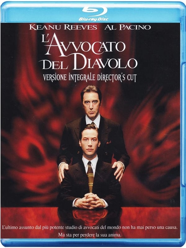 L'Avvocato Del Diavolo (Bluray) al pacino keanu reeves Brand New