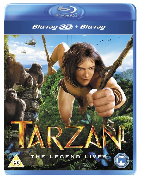 Tarzan (Bluray) Kellan Lutz Robert Capron Jaime Ray man Brand New