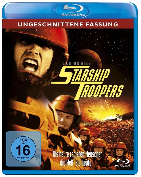 Starship Troopers Ungeschnittene Fassung (Bluray) Casper van Dien Dina Meyer Brand New
