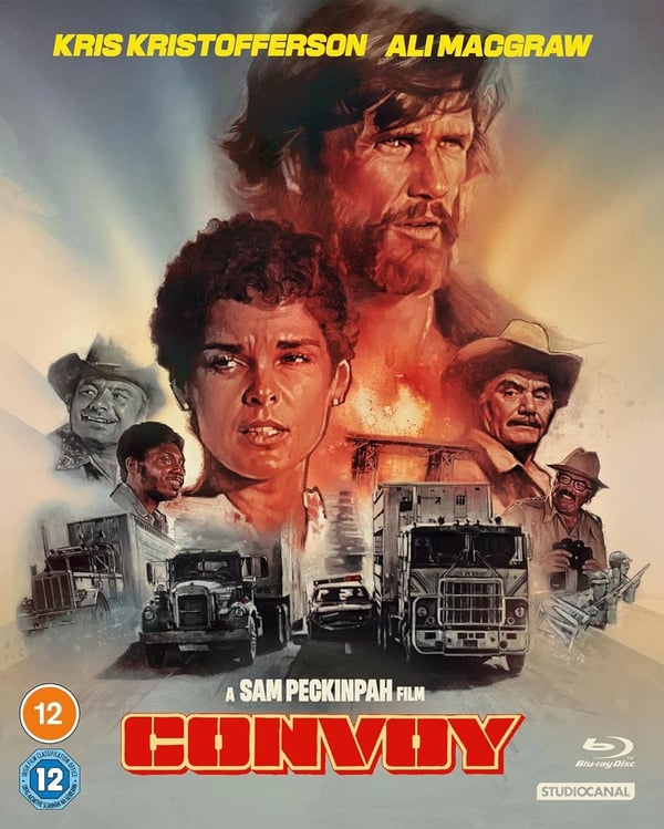 Convoy (Bluray) Ali McGraw Ernest Borgnine Kris Kristofferson Brand New