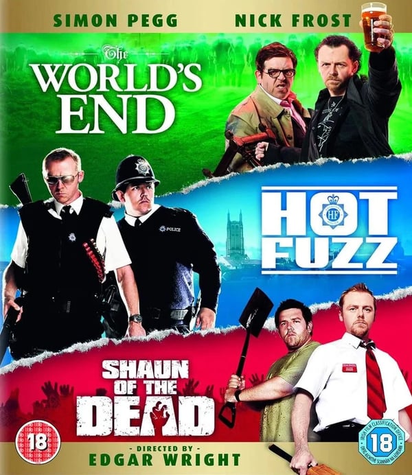 Edgar Wright The Worlds End / Hot Fuzz / Shaun Of The Dead BluRay Brand New