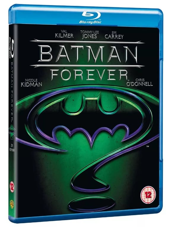BATMAN FOREVER Bluray Val Kilmer Tommy Lee Jones Jim Carrey Movie Film R2 Brand New