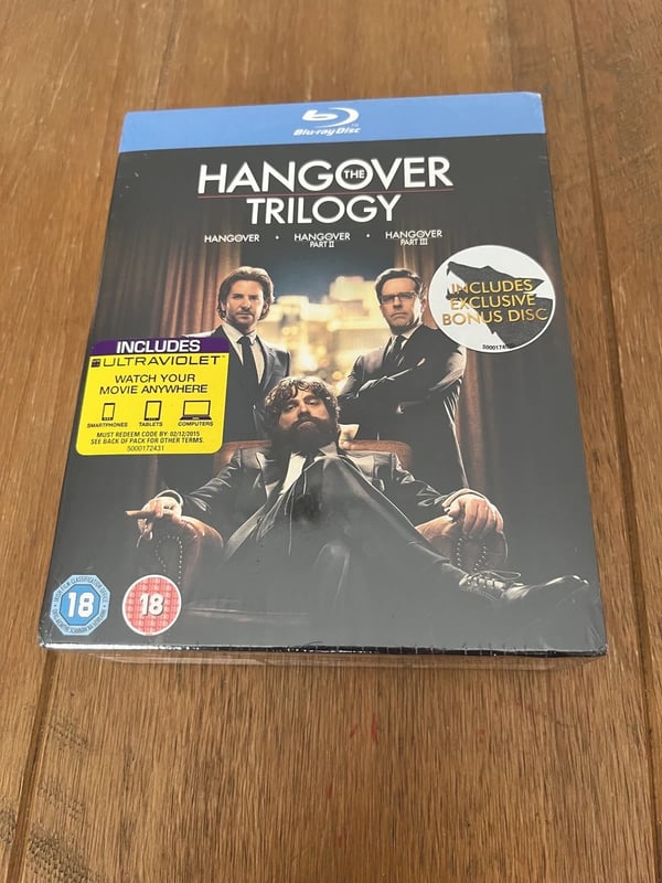 The Hangover Trilogy Bluray 2009 Brand New