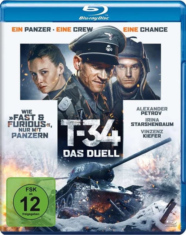 T34: Das Duell (Bluray) Vinzenz Kiefer Aleksandr Petrov Aleksey Sidorov Brand New