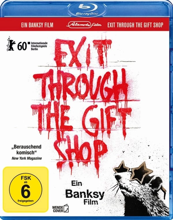 Banksy Exit through the Gift Shop (inkl. Wendecover und deutscher F (Bluray) Brand New