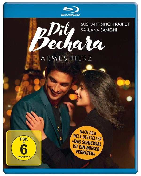 Armes Herz Dil Bechara (Bluray) Brand New
