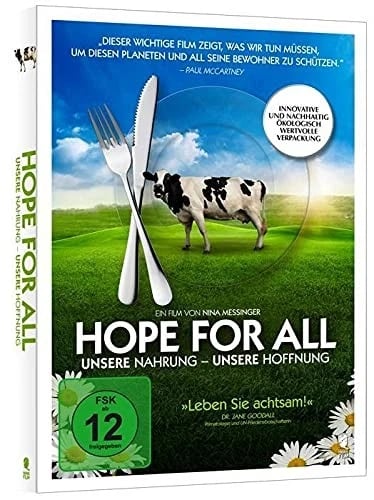 Hope for All. Unsere Nahrung Unsere Hoffnung (PLASTICFREE Verpacku (Bluray) Brand New