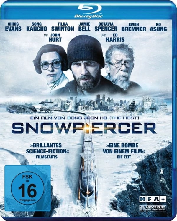 Snowpiercer (Bluray) Chris Evans Jamie Bell John Hurt Ed Harris Tilda Swinton Brand New
