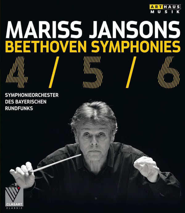 Beethoven:Symphonies 4,5 & 6 (Bluray) Beethoven Bavarian Radio Symphony Brand New