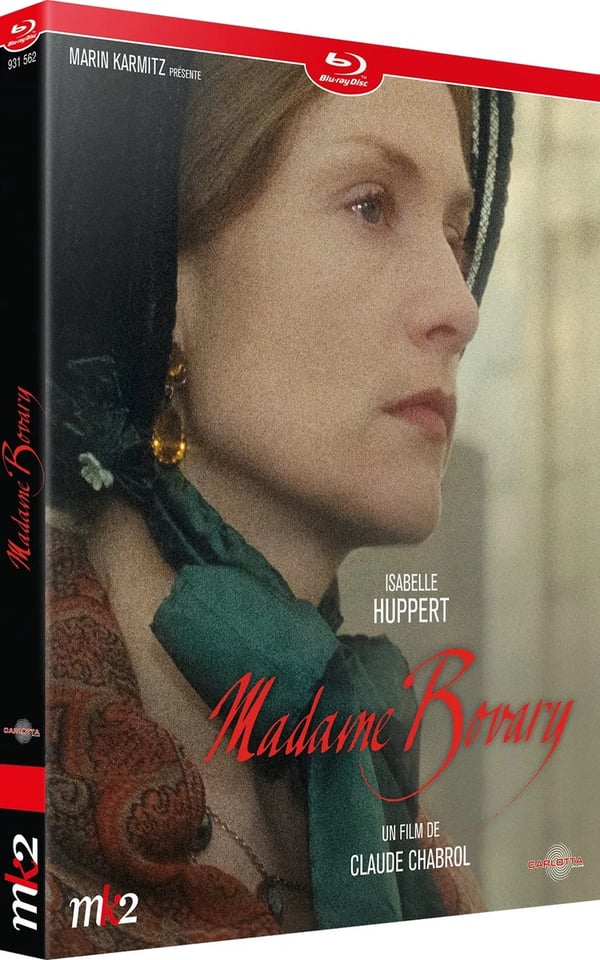 Madame bovary (Bluray) Isabelle Huppert JeanFrançois Balmer Claude Chabrol Brand New