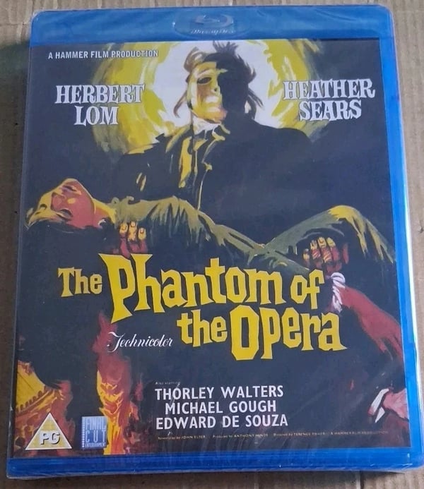 The Phantom of the Opera Hammer Horror (Bluray, 2014) Brand New