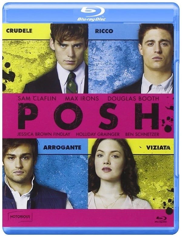 Posh (Bluray) Claflin Irons Irons Claflin Brand New