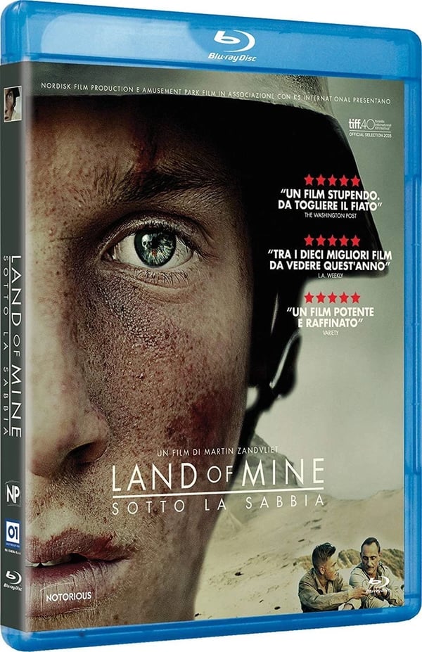 Land Of Mine Sotto La Sabbia (Bluray) Moller Folsgaard Folsgaard Moller Brand New