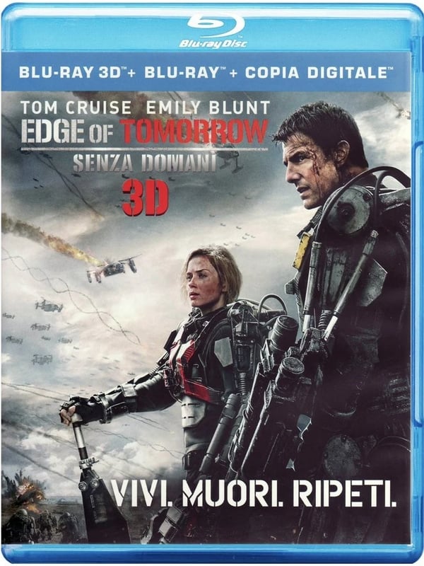 Edge of Tomorrow 3D (2014) (3D & 2D) (Bluray) Brand New