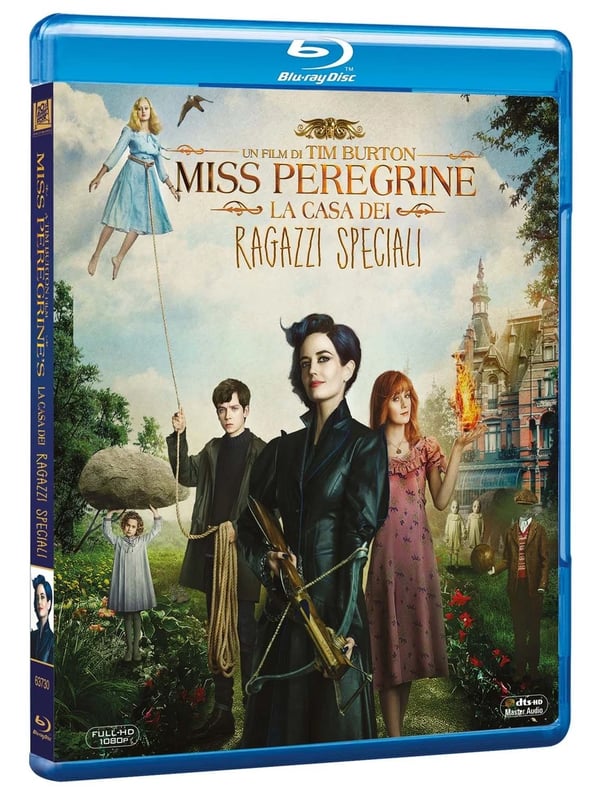 Miss Peregrine – La Casa dei Ragazzi Speciali (Bluray) Eva Green Allison Janney Brand New