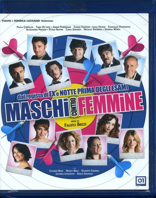 Maschi Contro Femmine (Bluray) Cortellesi De Luigi De Luigi Cortellesi Brand New