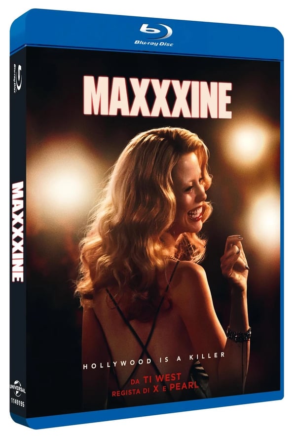 MaXXXine (Bluray) (Bluray) Mia Goth Jacob Jaffke Kevin Turen Harrison Kreiss Brand New