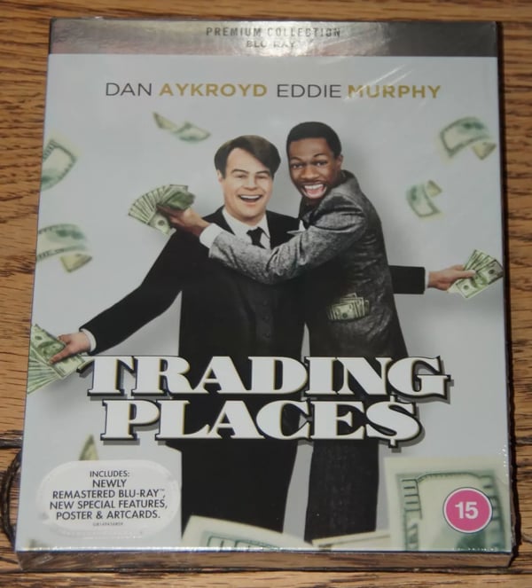 TRADING PLACES 1983 GENUINE REMASTERED REGION B BLURAY IMMEDIATE DISPATCH Brand New