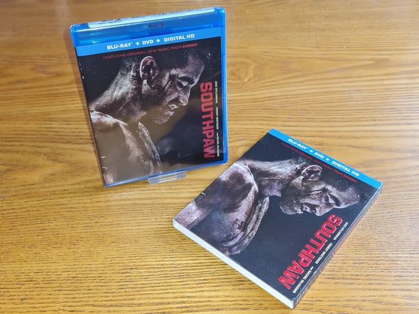SOUTHPAW Bluray US import region a (superior to vrsn,rare OOP slipcover) Brand New