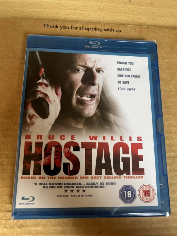 Hostage (2005) Rare Reg B Blu Ray Bruce Willis Action Brand New