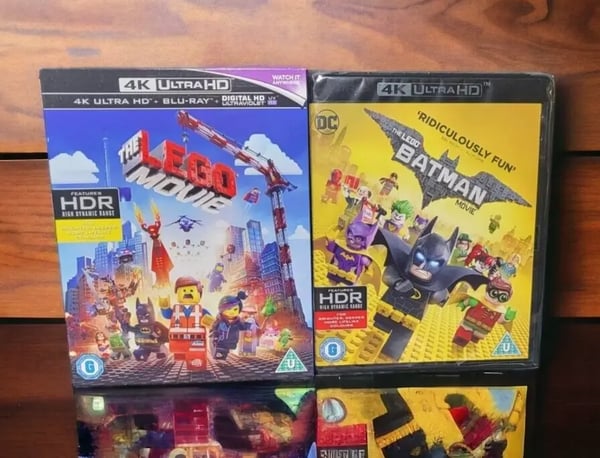 The Lego Movie + The Lego Batman Movie 4K UHD P&P Free Brand New