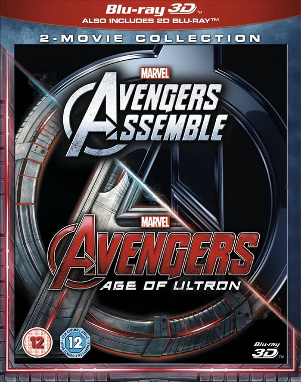 Avengers Age Of Ultron / Avengers Assemble Doublepack [Bluray 3D] [2015] Brand New