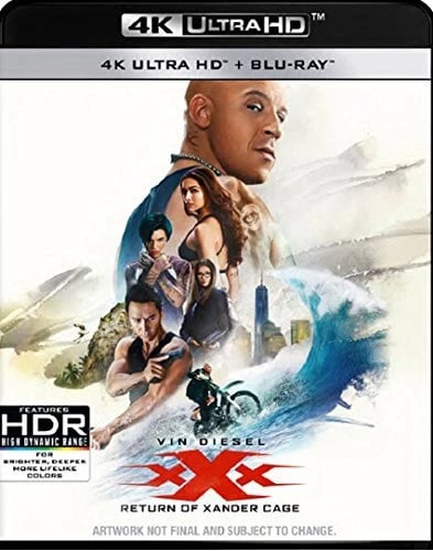 XXX The Return Of Xander Cage (4K Ultra HD Bluray) [2017] [Region Free] Brand New