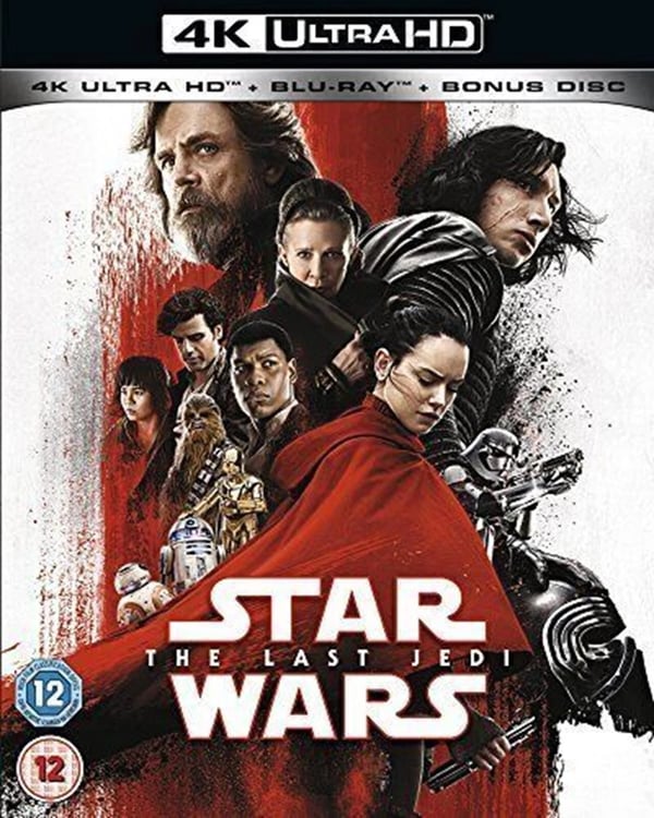 Star Wars Episode 8 Part VIII The Last Jedi 4K UHD Ultra HD Movie Film Brand New