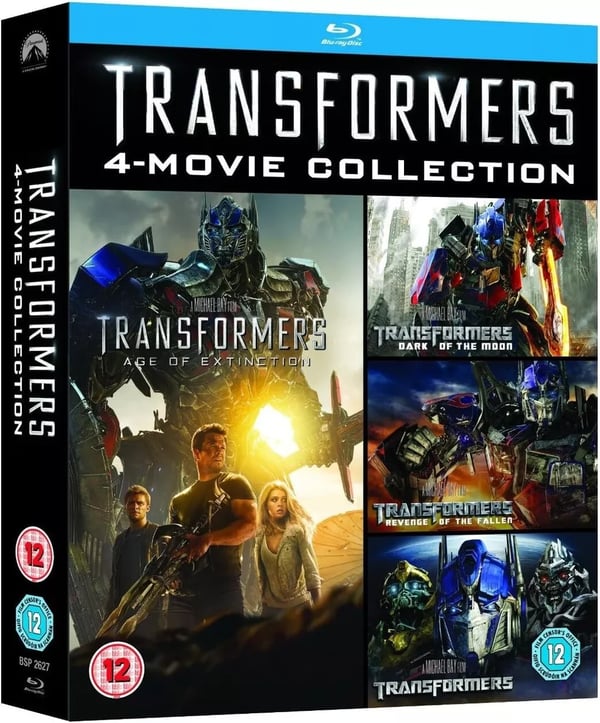TRANSFORMERS Quadrilogy 1 4 Blu Ray Box Set Part 1 2 3 4 MOVIE FILM R2 Brand New