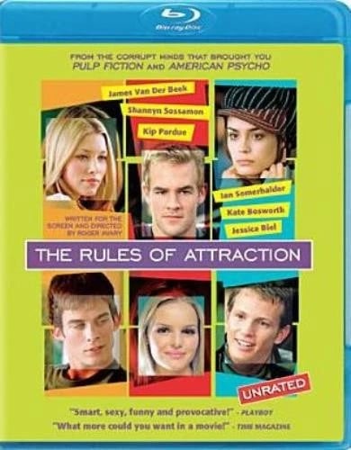 RULES OF ATTRACTION Region A Blu Ray,US Import Brand New