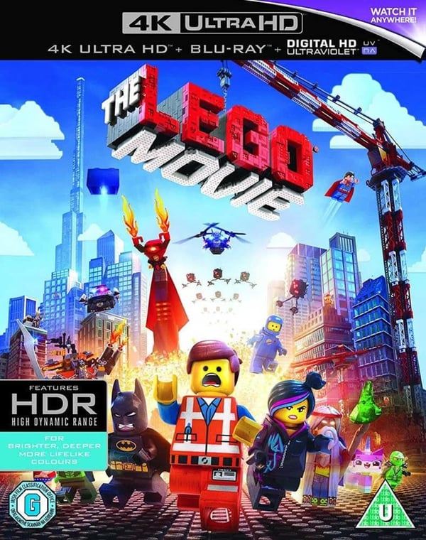 The LEGO Movie 4K UHD Ultra High Definition Movie Film Brand New
