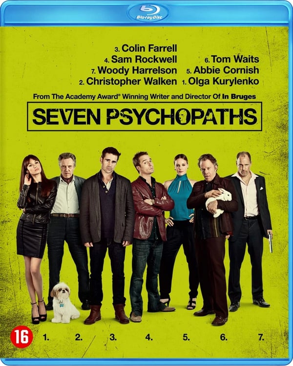 Seven Psychopaths 2013 (Bluray) Brand New