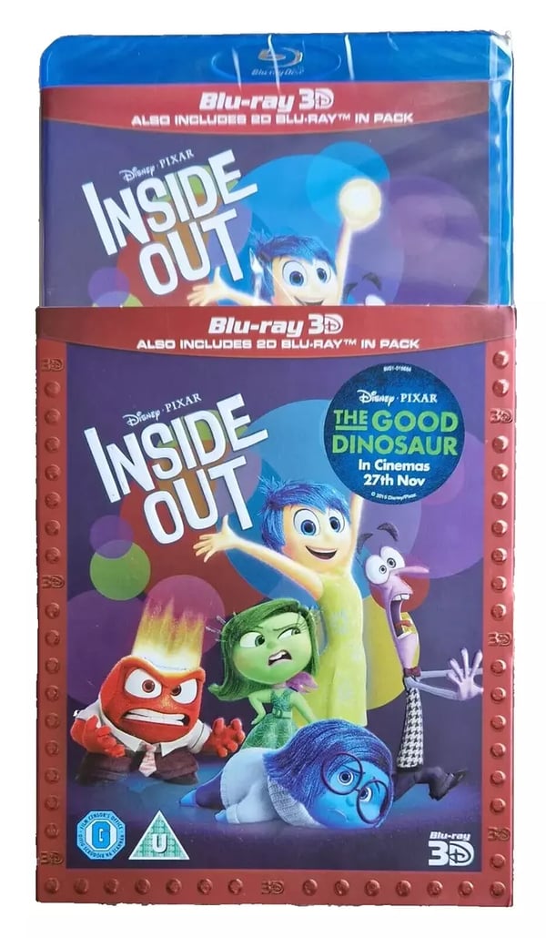 Inside Out (Bluray 3D, 2015) Brand New