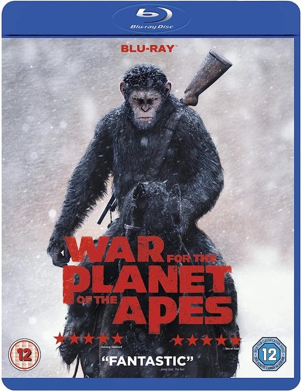 War for the planet of the apes (Bluray) Andy Serkis Woody Harrelson Brand New