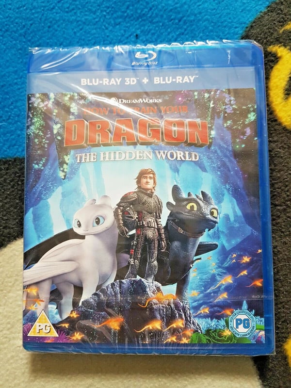 How to Train Your Dragon The Hidden World (Bluray, 2019) Brand New