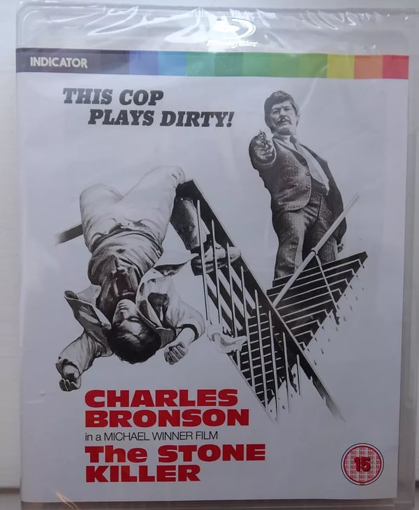 The Stone Killer Bluray +++ EXTRAS Charles Bronson Indicator Brand New