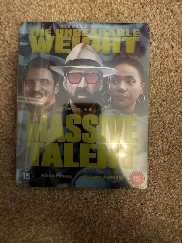 The Unbearable Weight of Massive Talent 4k Steelbook Edition () Brand New