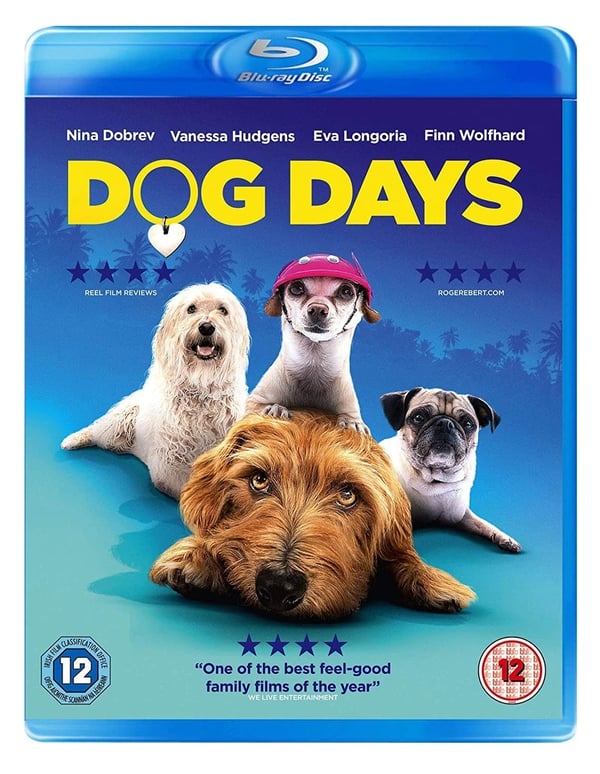 Dog Days (Bluray) Nina Dobrev Vanessa Hudgens Finn Wolfhard Eva Longoria Brand New Dog Days (Bluray) Nina Dobrev Vanessa Hudgens Finn Wolfhard Eva Longoria Brand New