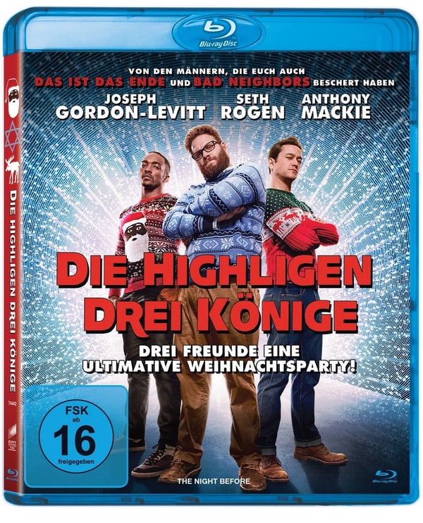Die Highligen Drei KÃ¶nige (Bluray) Joseph GordonLevitt Seth Rogen Brand New