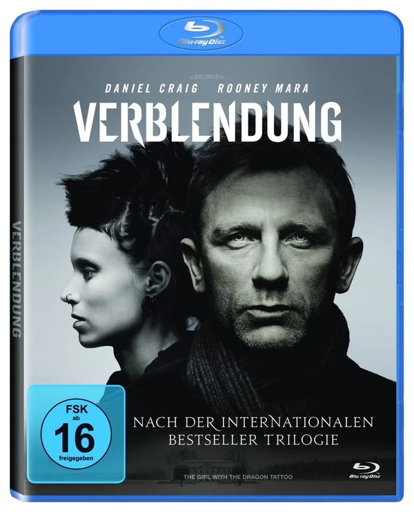 VERBLENDUNG (2011) (BLURAY) (Bluray) David Fincher Rooney Mara Daniel Craig Brand New