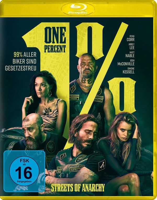 One Percent Streets of Anarchy (Bluray) Corr Ryan Lee Abbey Nable Matt Josh Brand New