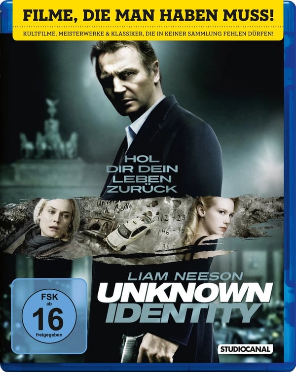 UNKNOWN IDENTIY MOVIE (Bluray) Diane Kruger January Jones Aidan Quinn Brand New