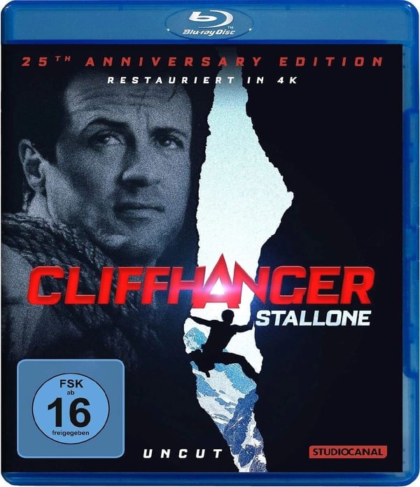 CLIFFHANGER25TH ANNIVERS MO (Bluray) Michael Rooker Janine Turner Rex Linn Brand New