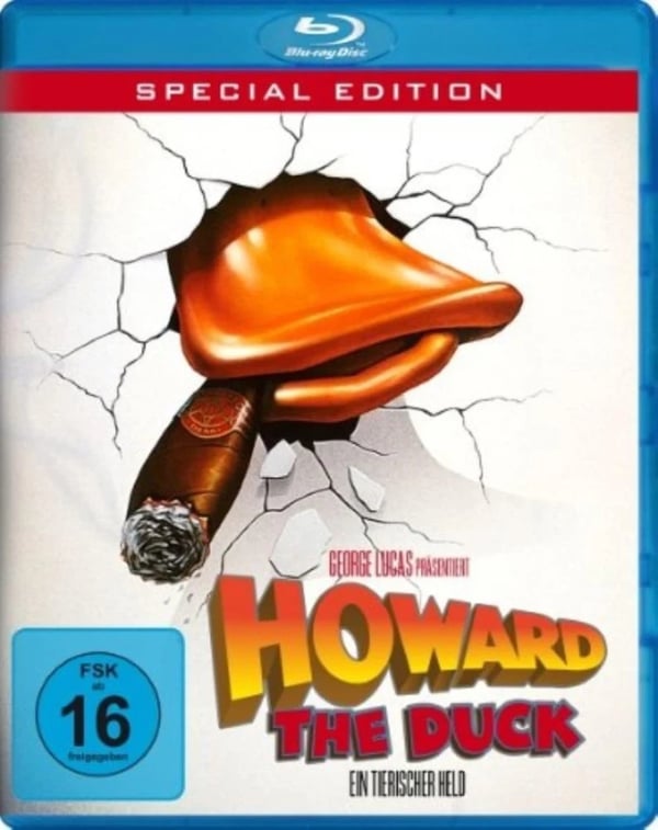 HOWARD THE DUCK EIN TIERISCH (Bluray) Lea Thompson Jeffrey Jones Tim Robbins Brand New