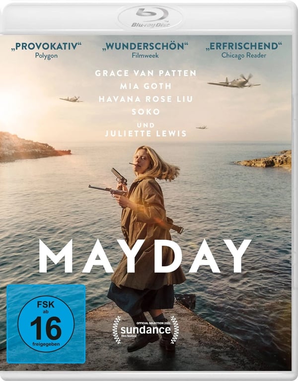 Mayday (Bluray) van Patten Grace Goth Mia Soko Lewis Juliette Liu Havana Rose Brand New