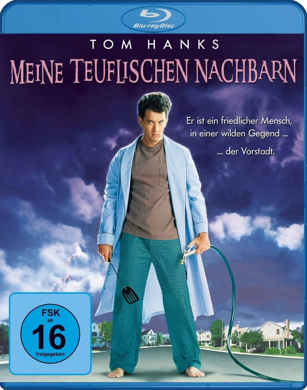 Meine teuflischen Nachbarn (Bluray) Hanks Tom Dern Bruce Fisher Carrie Ducommun Brand New